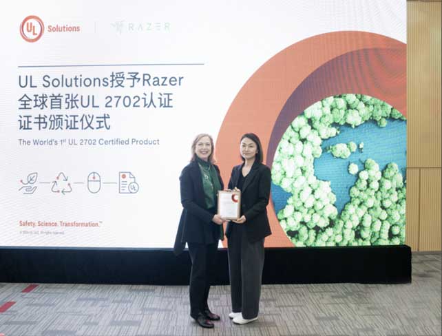 Razer celebra el Día de la Tierra 2026 con periféricos con certificación UL 2702