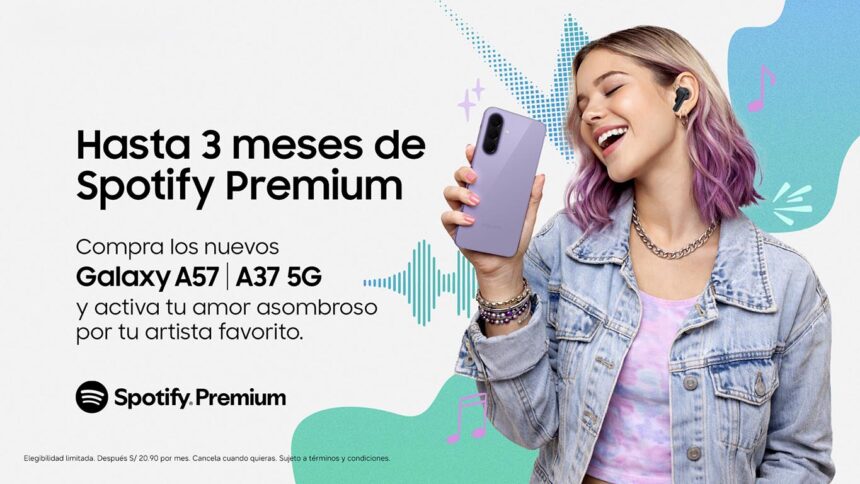 Samsung anuncia una alianza con Spotify al comprar un Galaxy A