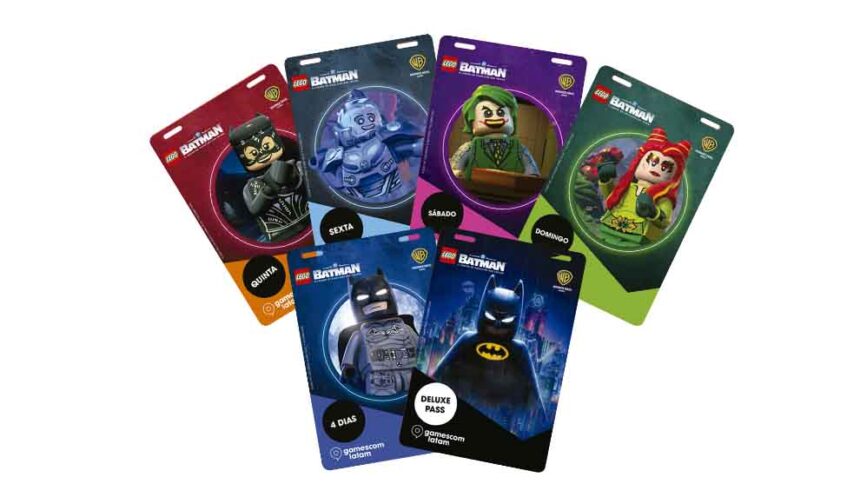 gamescom latam 2026 presenta los gafetes oficiales con LEGO