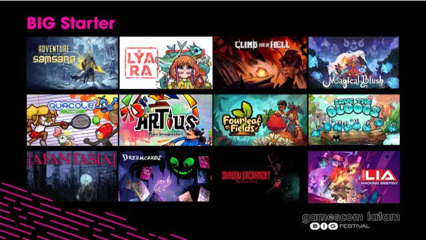 gamescom latam 2026 revela los juegos seleccionados para BIG Starter y BIG Highlight