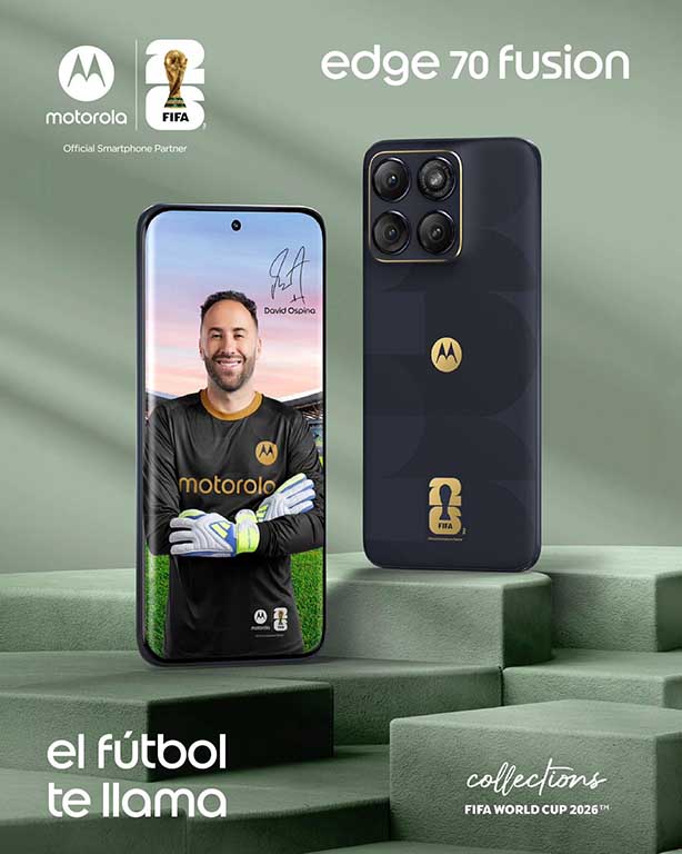 motorola edge 70 fusion FIFA World Cup 26 Collection ya disponible en Colombia