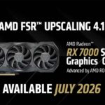 AMD FSR 4.1 llegará en julio a las RX 7000