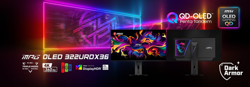 [COMPUTEX 2026] MSI presentará el primer monitor para juegos QD-OLED de triple modo del mundo