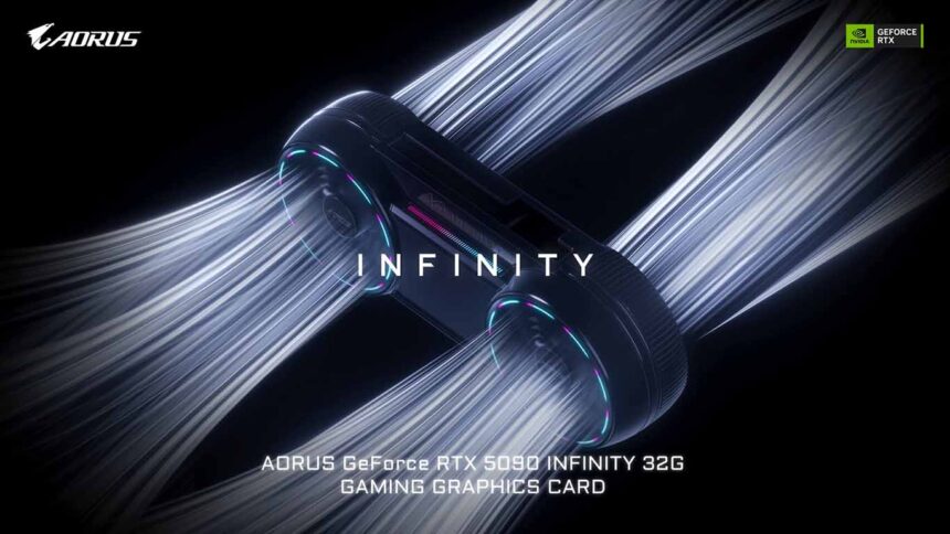 Gigabyte anuncia la disponibilidad de la AORUS GeForce RTX 5090 INFINITY