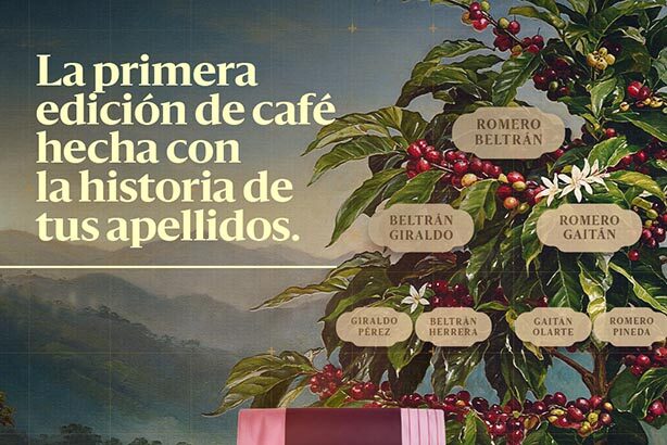 Juan Valdez usa IA para crear cafés basados en los apellidos