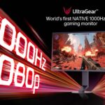 LG Electronics presenta el primer monitor con tasa de refresco de 1000 Hz