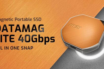 MSI lanza el SSD portátil magnético DATAMAG LITE de 40 Gbps