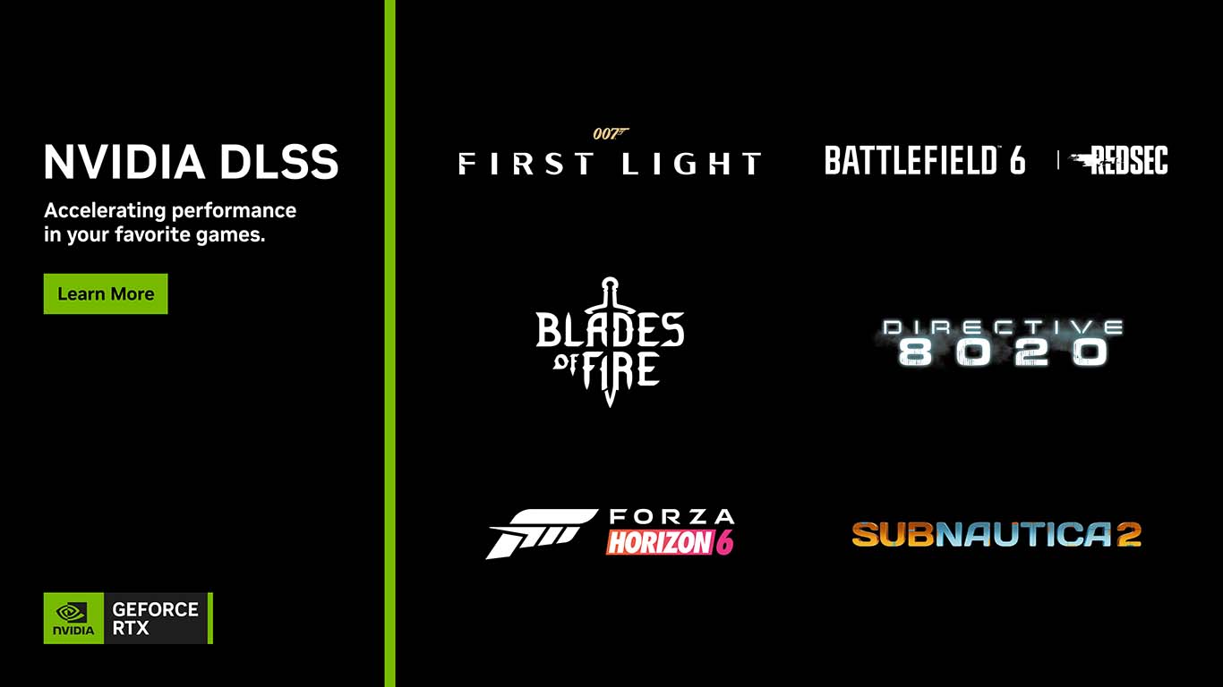 NVIDIA lanza DLSS en Forza Horizon 6, Directive 8020 y más juegos