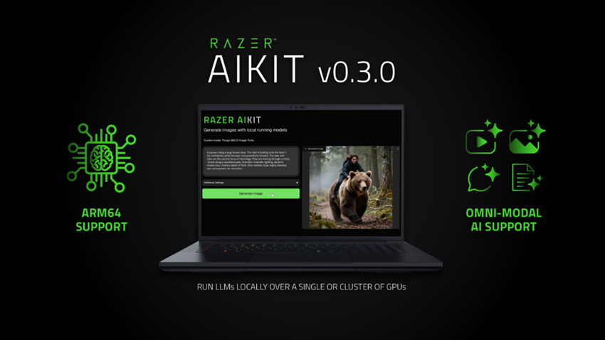 Razer AIKit evoluciona hacia IA multimodal