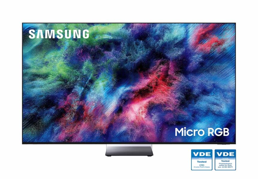 Samsung TV Micro RG recibe certificaciones de Verband Deutscher Elektrotechniker