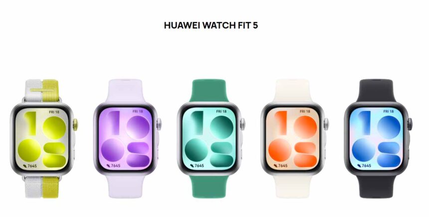 Serie HUAWEI WATCH FIT 5 integra innovadoras herramientas