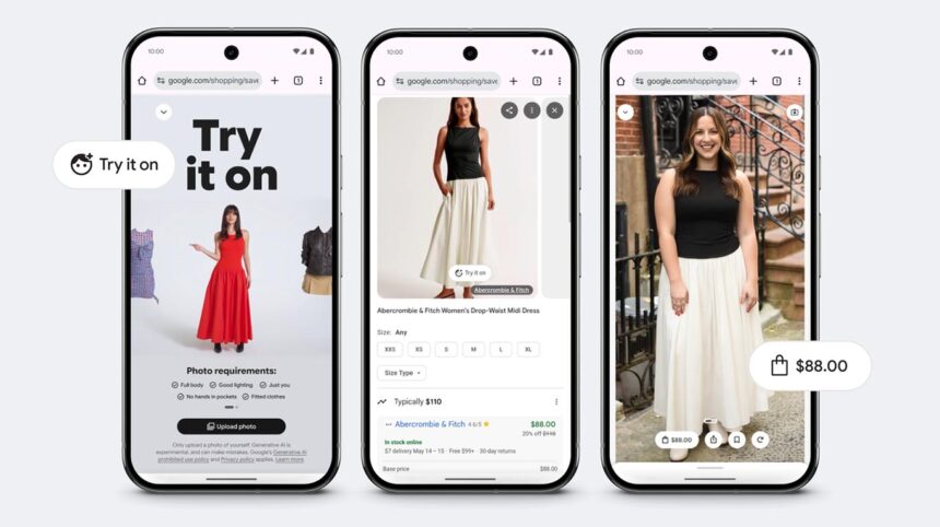 Try On de Google ya está disponible en México