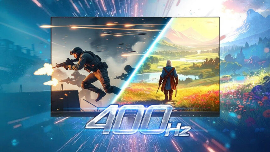 [COMPUTEX 2026] ASRock lanzó monitor para gaming de 400 Hz con panel IPS 2K
