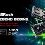 [COMPUTEX 2026] ASRock presenta la tarjeta gráfica ASRock AMD Radeon RX 9070 GRE Steel Legend Dark