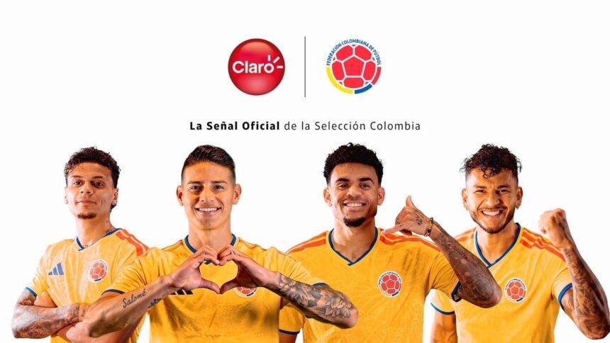 Claro entrega eSIMs con datos para toda la Selección Colombia