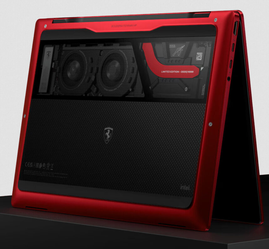 HP presentó un portátil Scuderia Ferrari de edición limitada