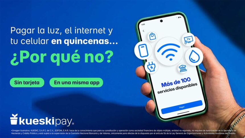 Kueski lanza Pago de Servicios y Recargas en México