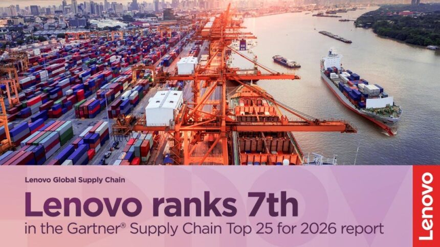 Lenovo es reconocida en el Top 25 de la Cadena de Suministro de Gartner para 2026