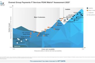 NTT DATA es reconocida como Líder por Everest Group en el PEAK Matrix 2025