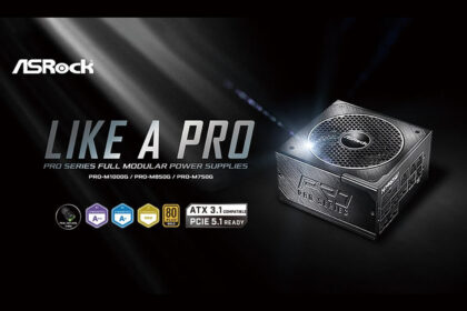 ASRock lanzó su nueva línea PRO de fuentes de alimentación modulares