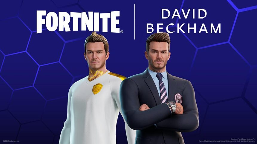 David Beckham ya está disponible en Fortnite