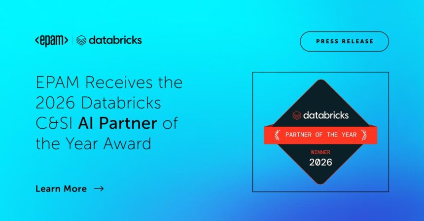 EPAM es reconocida por Databricks como su Socio Global de IA 2026