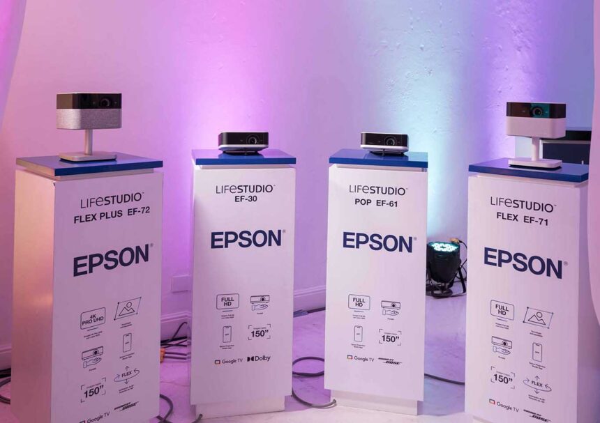 Epson presenta su nueva línea de proyectores Lifestudio en Perú