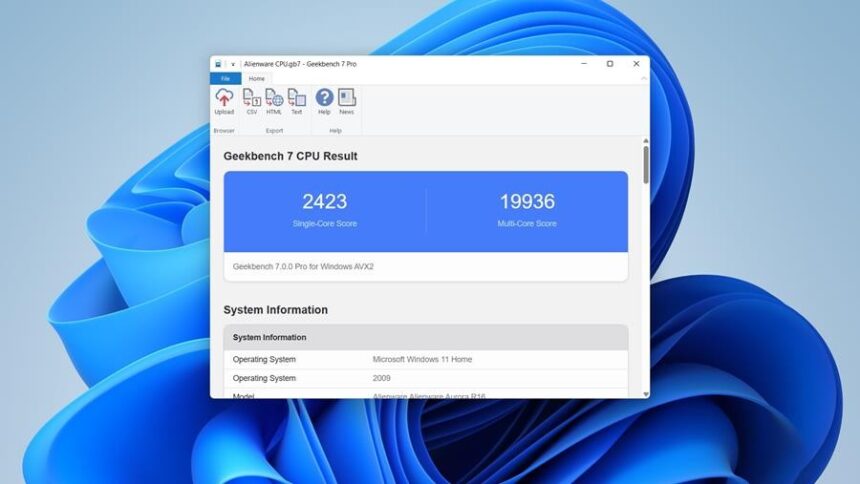 Geekbench 7 es lanzado de manera oficial por Primate Labs
