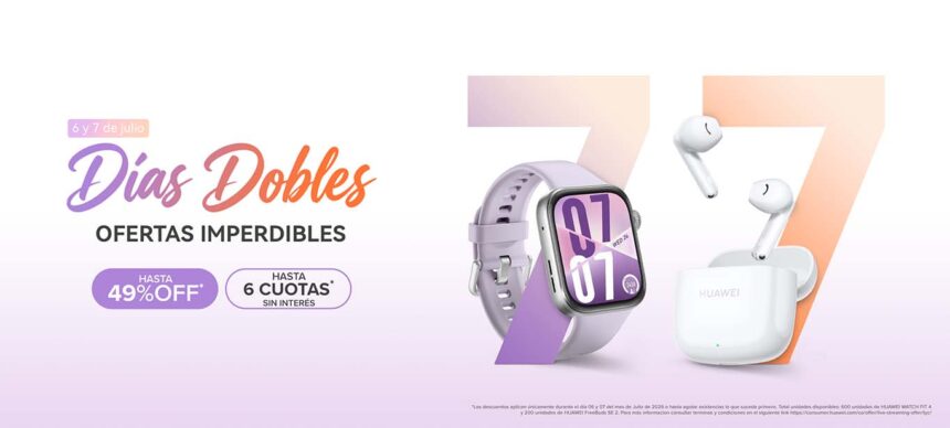 HUAWEI trae de vuelta “Días Dobles” con descuentos exclusivos