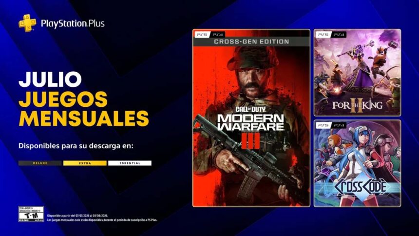 Juegos mensuales de PlayStation  Plus para julio