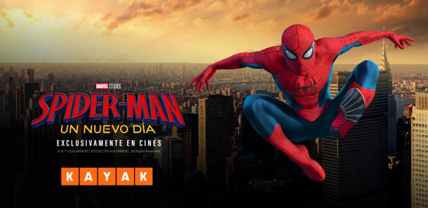 KAYAK se alía con Spider-Man Un Nuevo Día para inspirar a las familias a viajar