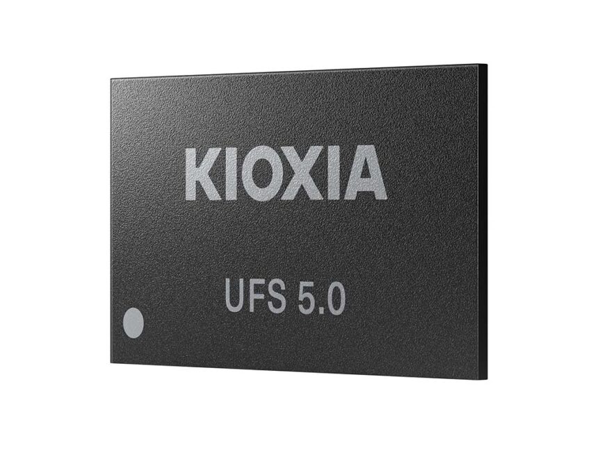 Kioxia anuncia dispositivos de memoria flash integrada UFS 5.0