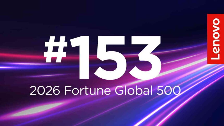 Lenovo escala al puesto 153 en la lista ‘Fortune Global 500’