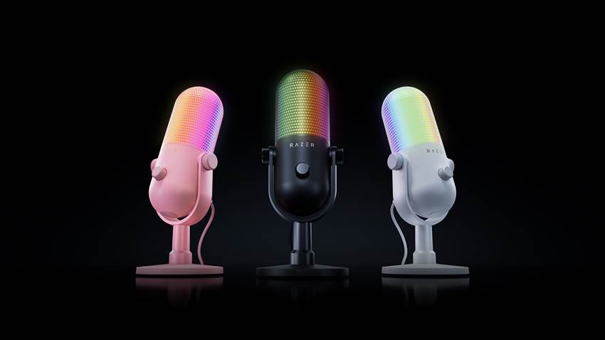 Razer presenta el micrófono Seiren V3 Chroma con DSP de 32 bits