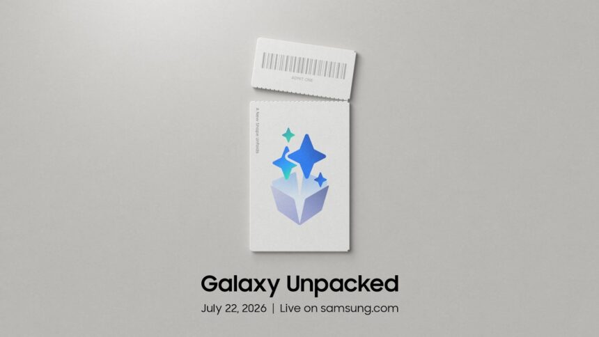 Samsung confirma Galaxy Unpacked para el 22 de julio