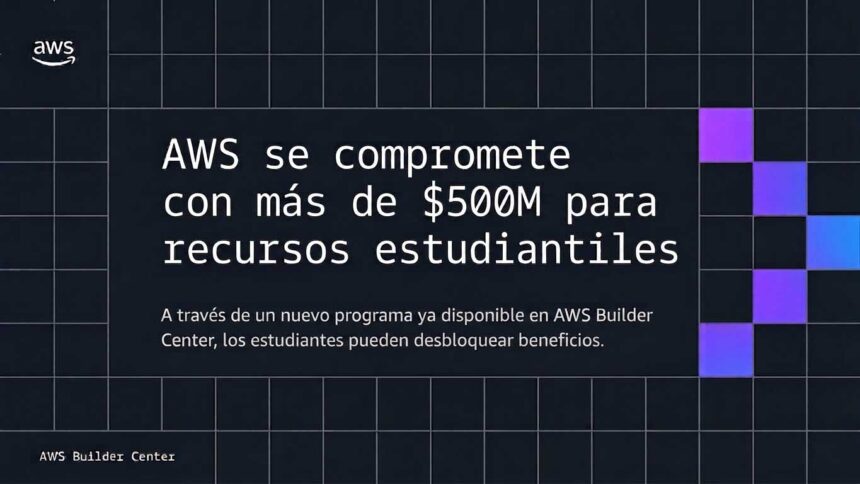 AWS anunció el lanzamiento de Student Rewards