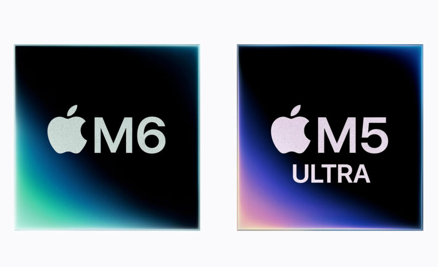 Apple presenta las series de procesadores M6 y M5 Ultra