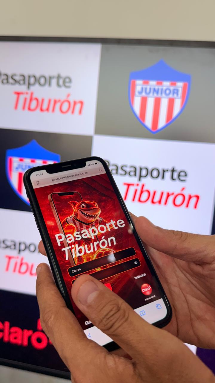 Claro y Junior FC lanzan Pasaporte Tiburón