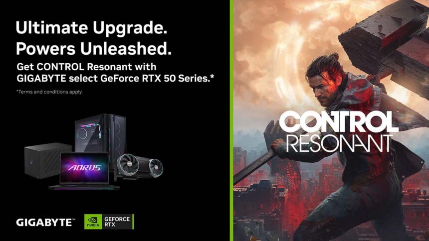 GIGABYTE y NVIDIA te regalaran una copia del juego CONTROL Resonant
