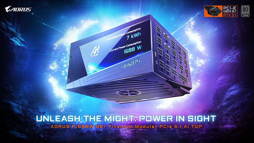 Gigabyte lanzó de manera oficial la nueva fuente de poder AORUS P1600W