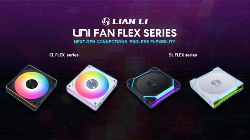 Lian Li presentó los nuevos UNI FAN SL FLEX y CL FLEX