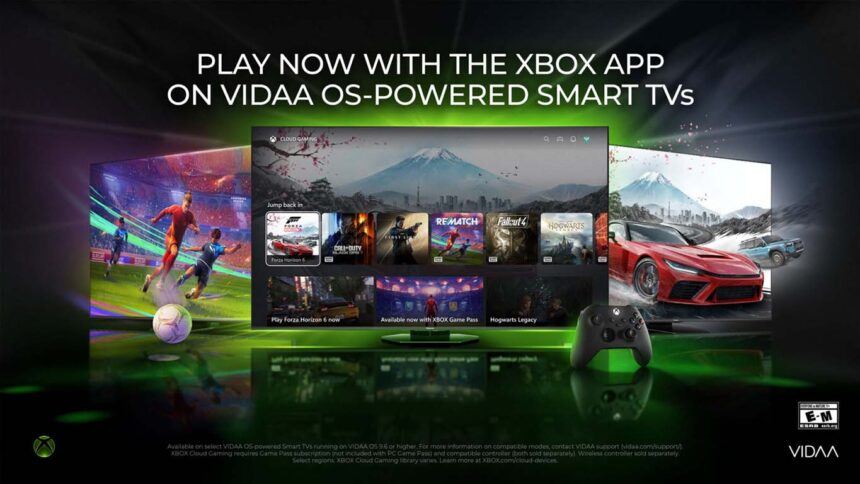 Xbox app llega a los televisores Hisense y televisores con VIDAA OS