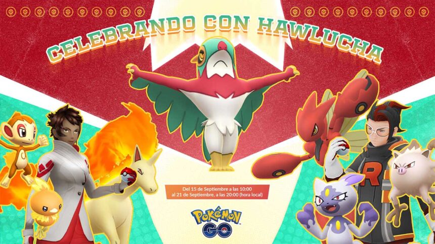 Celebra de formas épicas con Hawlucha en Pokémon GO