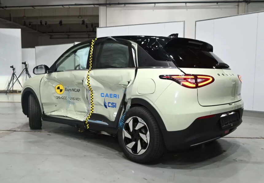 Geely EX2 obtiene cinco estrellas Euro NCAP