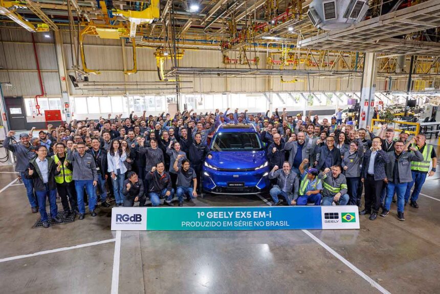Geely fabricará en Brasil el EX2 desde diciembre