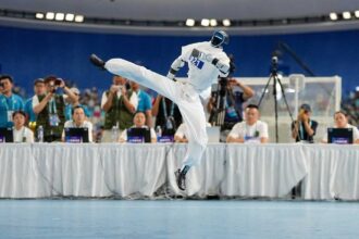 Huawei desplegó redes 5G en los Juegos Mundiales de Robots Humanoides
