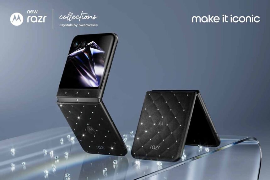[IFA 2026] Motorola presentó un celular con Crystals by Swarovski