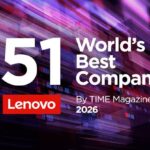 Lenovo es reconocida entre las Mejores Empresas del Mundo 2026 de TIME