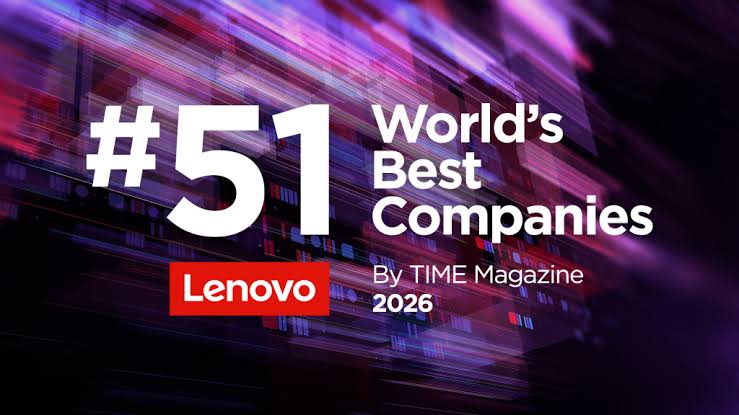 Lenovo es reconocida entre las Mejores Empresas del Mundo 2026 de TIME