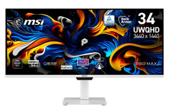 MSI presentó el monitor PRO MAX 341QPXW14G